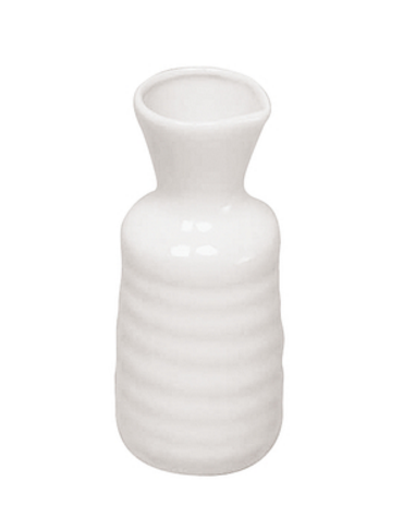 Caraffa sake in porcellana - dimensioni: ø 5,50 cm - h. 17,50 cm - 0,25 lt