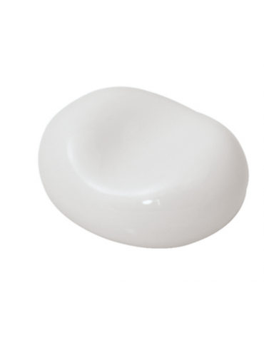 Supporto bacchette cinesi in porcellana - colore bianco - cm  4,50x3,00