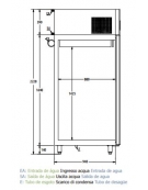 Armadio fermalievita-N° 20 Teglie 60x40-Temperatura -5°/+35°C