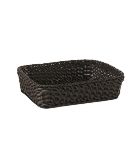 Cesto pane in  Polipropilene cm 40x30x10h - colore nero