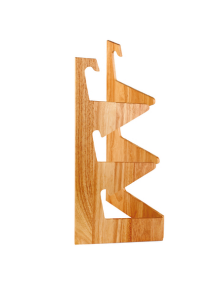 Alzata 3 piani, cesti esclusi - in legno - cm 59x30,5x2h