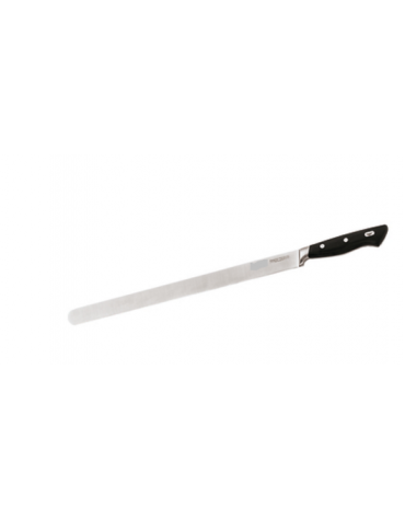 Coltello prosciutto in acciaio inox con manico POM - cm 36 - colore nero