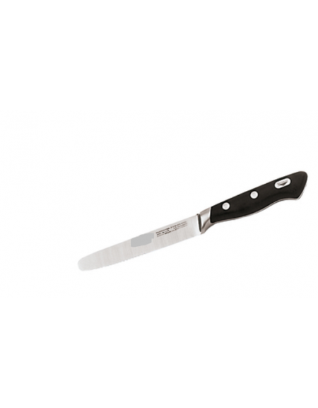 Coltello cucina in acciaio inox con manico POM - cm 11 - colore nero