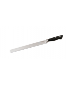 Coltello pane in acciaio inox con manico POM - cm 30 - colore nero