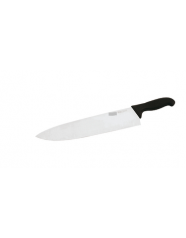 Coltello cucina in acciaio inox con manico PP - cm 36 - colore nero