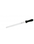 Coltello pasticceria in acciaio inox con manico PP - cm 30 - colore nero o bianco