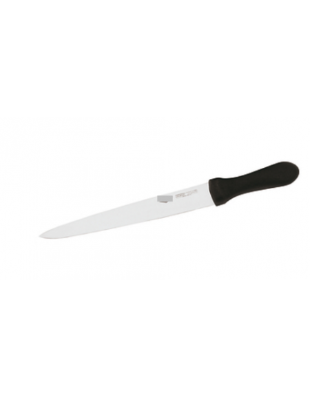 Coltello dolce in acciaio inox con manico PP - cm 26 - colore nero o bianco