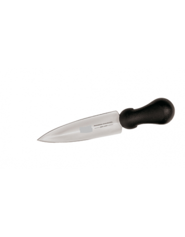 Coltello lancia "Milano" in acciaio inox con manico PP - cm 15 - colore nero