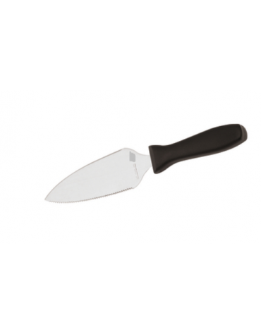 Coltello torta in acciaio inox con manico PP - cm 18 - colore nero