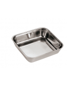 Contenitore in acciaio inox cm 32x23x5,5h