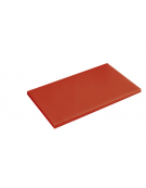 Tagliere in polietilene HD -  GN 1/1 colore rosso -  cm 53x32,5x2h