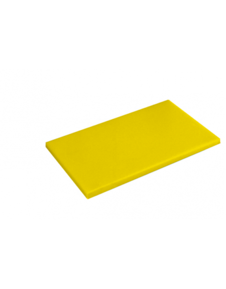 Tagliere in polietilene HD -  colore giallo -  cm 60x40x2h