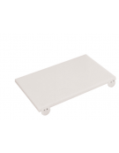 Tagliere con fermi in polietilene GN 1/1 -  colore bianco -  cm 53x32,5x2h