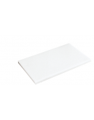 Tagliere HD in polietilene -  colore bianco -  cm 50x30x2h