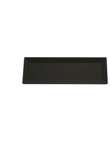 Vassoio sushi in melamina di colore nero - cm 53x18