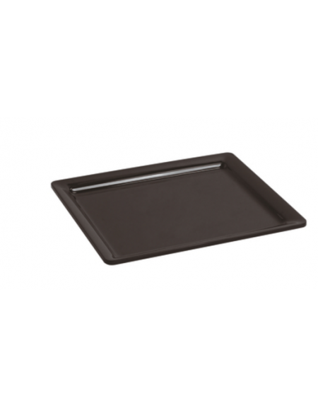 Vassoio sushi in melamina di colore nero - cm 53x32,5 - GN 1/1