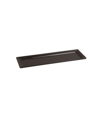 Vassoio sushi in melamina di colore nero - cm 53x16,2 - GN 2/4