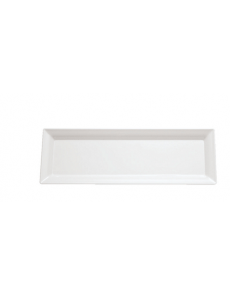 Vassoio in melamina - colore bianco -  cm 31x10,5x2h