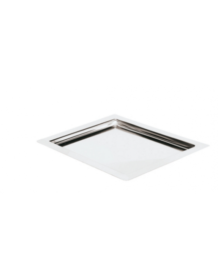 Vassoio GN 1/2 in acciaio inox - cm 53x32,5