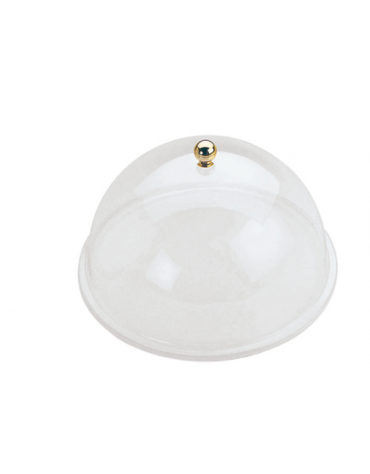 Cloche con pomolo dotato in pmma - cm  ø 40x20h