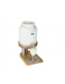 Distributore latte con base in legno - cm 27x38,5x45h - lt 10