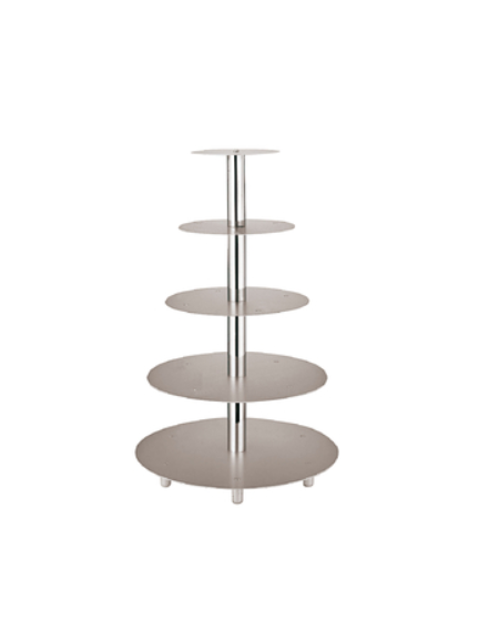 Alzata torta in alluminio - cm ø 55 - Ø int. cm 16 - cm 20 - cm 26 - cm 32 - cm 40 - cm 45 - cm 50