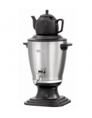 SAMOVAR INOX E PLASTICA - MM 270X275X495H - LT. 3.2