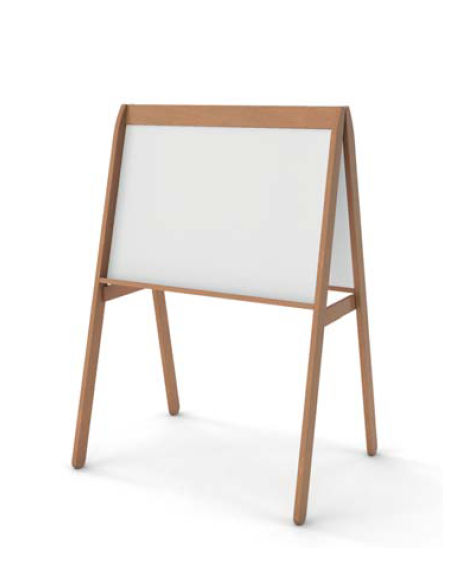 CAVALLETTO pittura BIFACCIALE - Dim. cm 148 x 60 x 120h