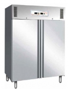 Frigo inox ventilato Lt 600+600doppia temperatura(-2° +8°C)(-18°-22°C) cm 134x85x201h