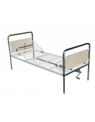 Letto degenza ospedaliera con schienale regolabile a 1 snodo - cm 206 x 89 x h 90