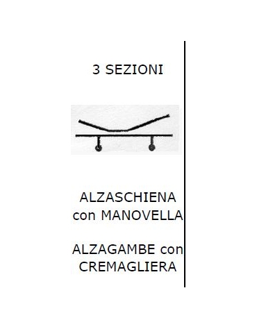 3 sez. SPA. Alzasch c/MANOV e alzagambe c/CREM 2r fisse e 2piedi