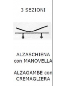 3 sez. SPA. Alzasch c/MANOV e alzagambe c/CREM 4 ruote girevoli