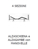 Letto 4 sez SPN Alzasch-alzag c/MANOVELLA 4 piedini