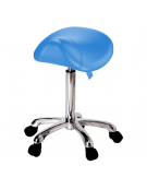 Sgabello ergonomico con seduta a sella e regolazione dell’altezza cm 52/67- colore blu