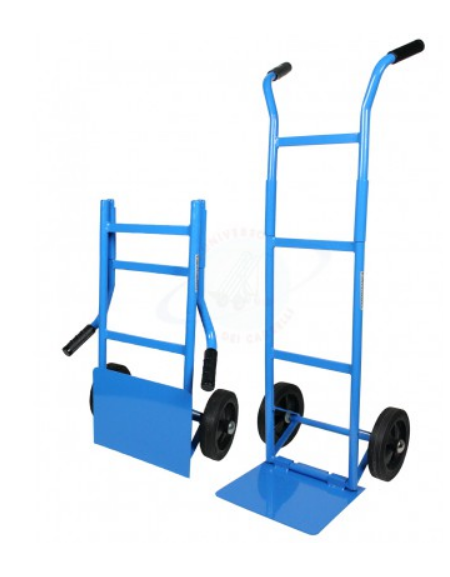 Carrello pieghevole "baby"  Carrello richiudibile - 2 ruote gommate Ø cm 20 - cm 45x51x110h