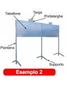 Tabellone elettorale da cm 100x200 h