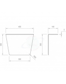 "Bicicletta" portacasse altezza regolabile - 3 ruote elastic con cuscinetti Ø cm 20  - 3 ruote - cm 120x62x170h