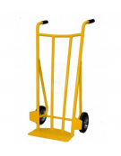 Carrello per Corriere spalla curva ruote gomma piena 2 ruote gomma piena Ø cm 20 - cm 60x45x110h