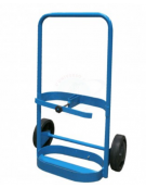 Carrello portabombole lt.5 - 2 ruote gommate Ø cm 15 - cm 43x67h