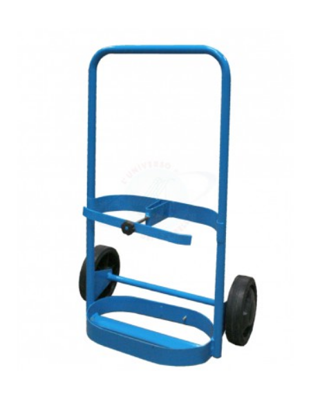 Carrello portabombole lt.5 - 2 ruote gommate Ø cm 15 - cm 43x67h