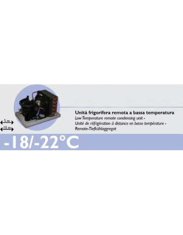 Armadio Refrigerato 1200 Inox predisposto x unità frig. rem. a bassa temp. 2 porte cm 142x70x203h