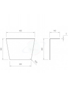 Carrello "Bicicletta" portacasse con altezza regolabile, rete di appoggio - 2 ruote ANTIFORATURA Ø cm 26 - cm 190x49x225h