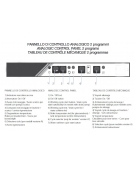 Lavabicchieri cesto quadro cm 35x35 - Comandi analogici con 2 programmi -Vasca saldata-Altezza massima del bicchiere cm 25