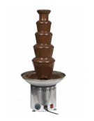 Fontana di cioccolato in acciaio inox - 8 kg di cioccolato - Diam. cm 29x80h