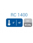 Armadio refrigerato GN 2/1 in acciaio inox AISi 304, refrigerazione ventilata - temperatura 0 / + 8°C. - cm 148x82.8x205h