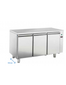 Tavolo GN1/1 refrigerato remoto in acciaio inox, refrigerazione ventilata  - mm 1500x700x850h