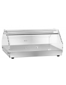 Vetrina neutra inox 1 piano cm 50x35x22h