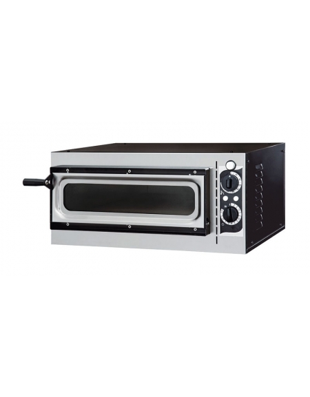 Forno elettrico per pizza Camera singola con vetro cm 41x36x9h