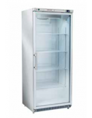 Armadio refrigerato inox porta con doppio vetro di sicurezza temperato, con interno in ABS - 775x720x1990h