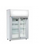 Vetrina bibite da banco 82 Lt. - refrigerazione roll bond con ventola di assistenza - mm 460x500x980h